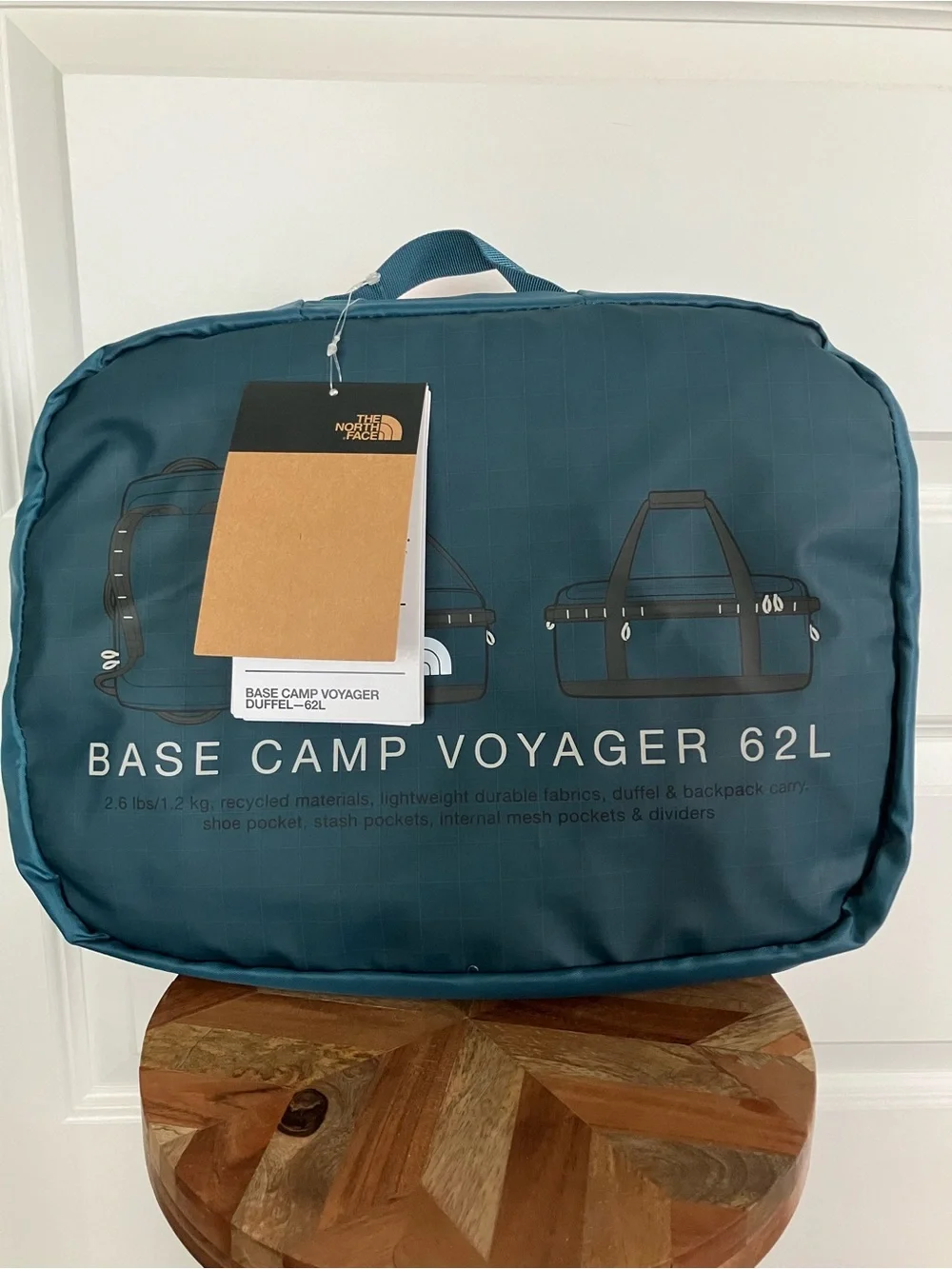 NEW The North Face Base Camp Voyager Duffel Backpack 62L Travel Bag 2026-716